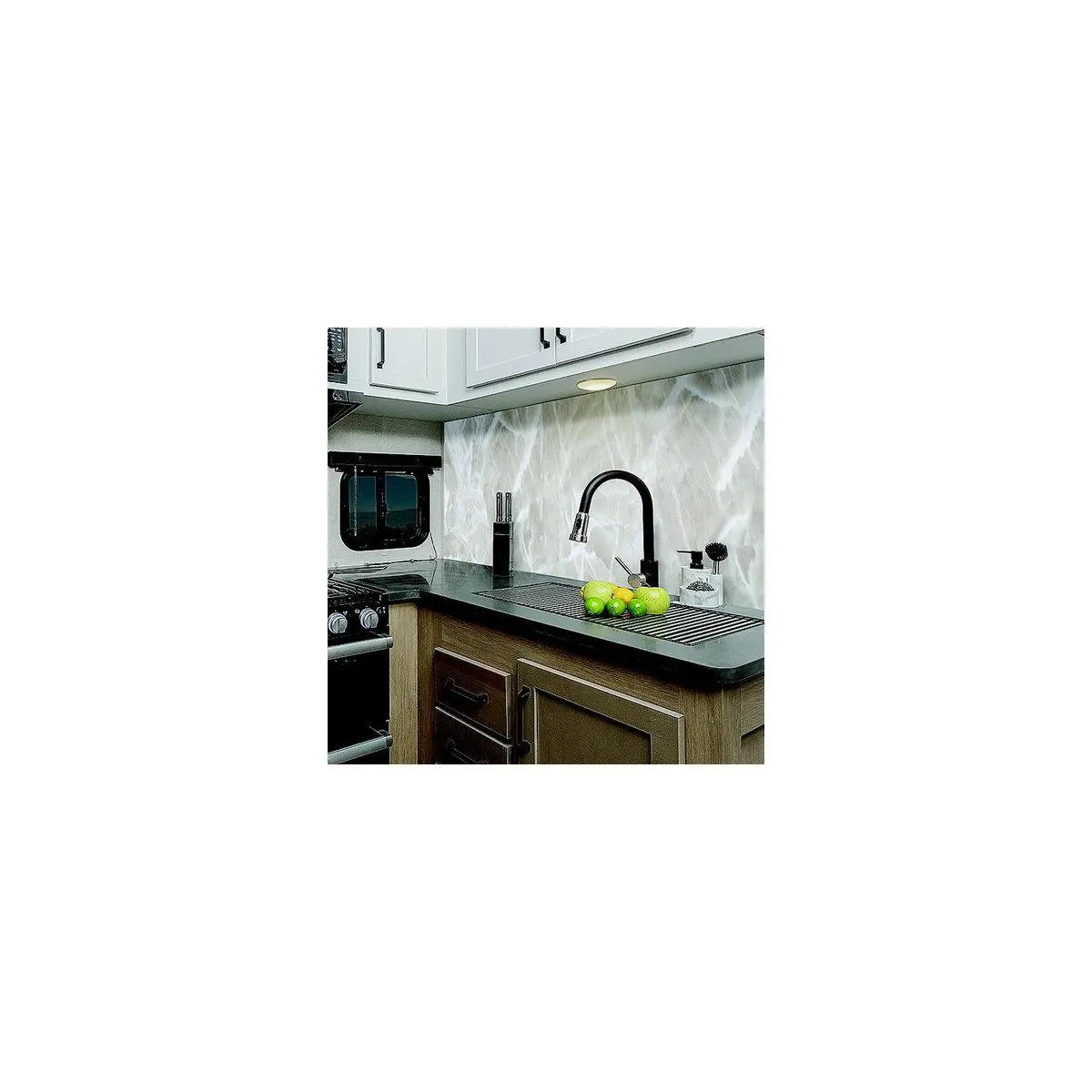 Genesis 494041 Revive Backsplash, Toasted Marshmallow 18" X 24" 1