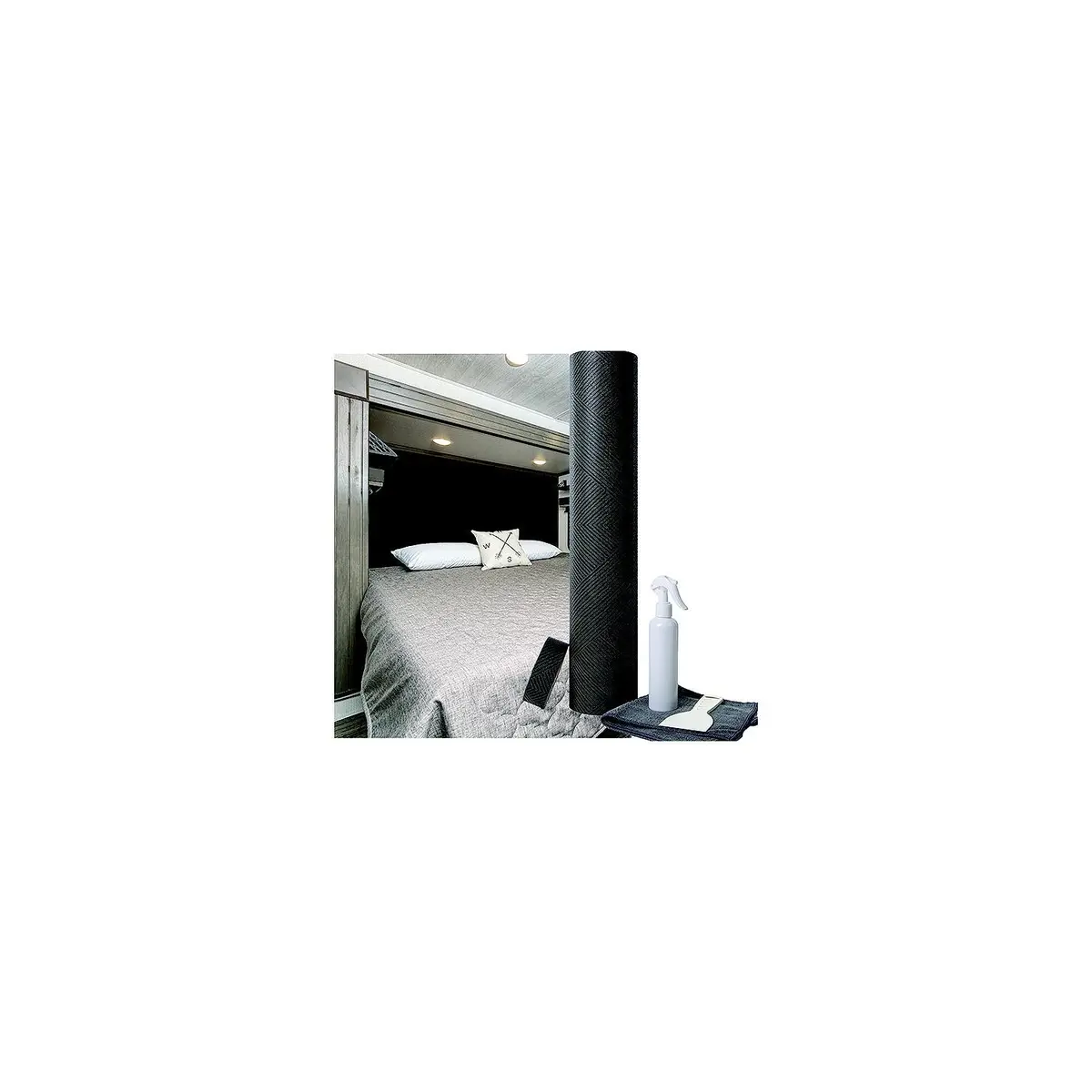 Genesis 543523 Revive Wall Covering Kit, Charcoal Diamond, 2' X 50' 1