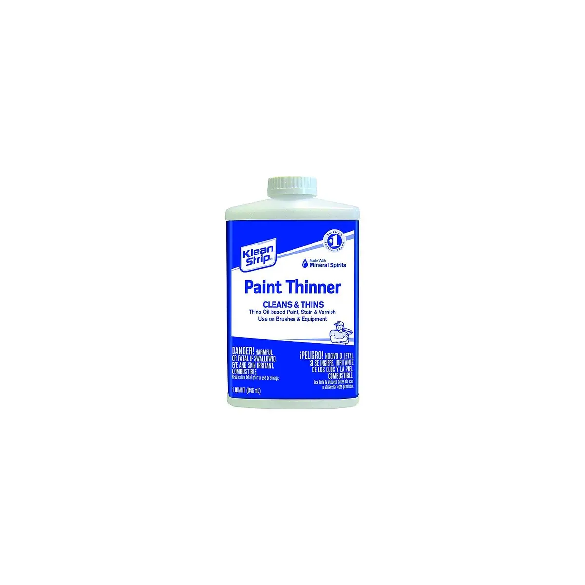 Klean Strip Qkpt943 Paint Thinner, Qt 1