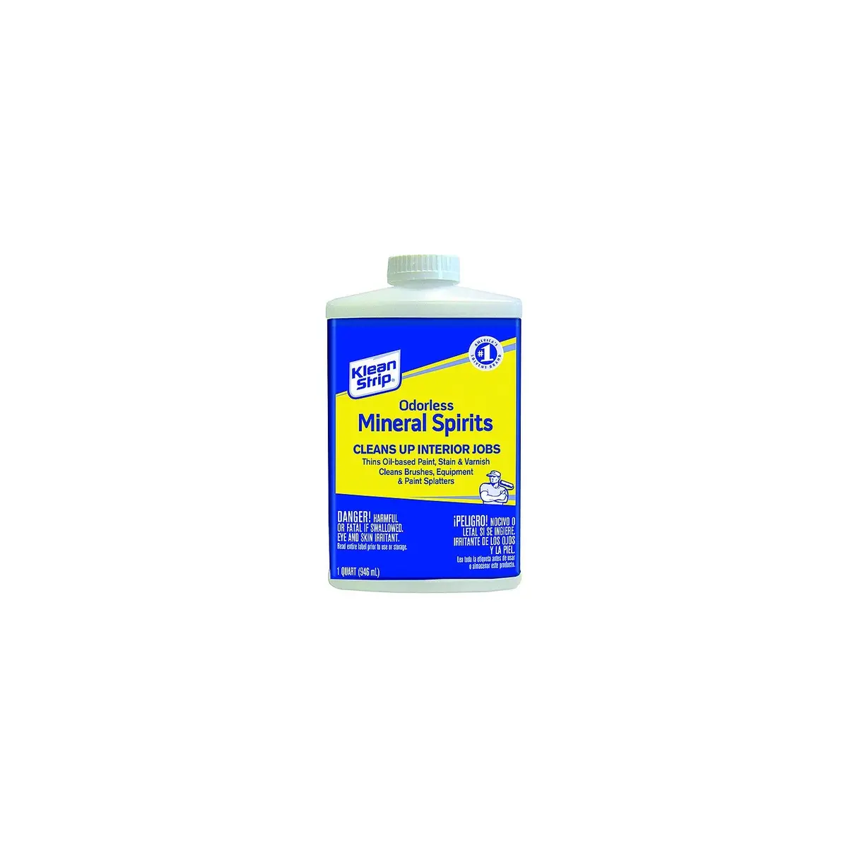 Klean Strip Qksp94005ca Od Mineral Spirits 1Qt Ca @6 1