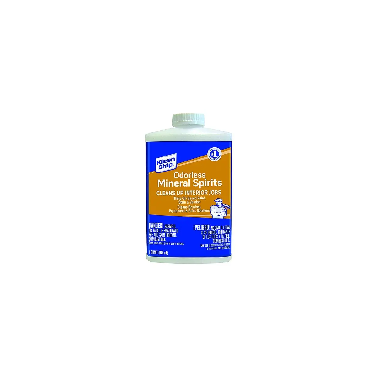Klean Strip Qksp945 Qkep945 Odorless Mineral Spirits, Qt 1