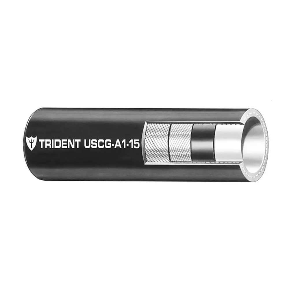 Trident Marine 365-0560 5/16" A1-15 Reel Low Permeation Fuel Line Hose Black, Sold By The Ft 1
