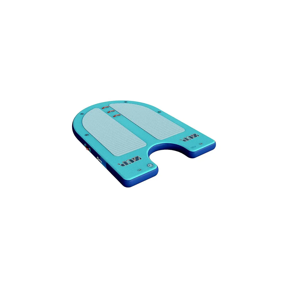 Zup Zup-75205 Dropstitch Outboard Motor Inflatable Watermat 8' X 6' X 6' Blue 1