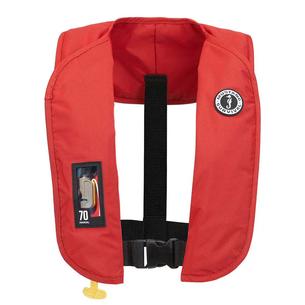 Mustang Survival Md4041-4-0 Mustang Mit 70 Manual Inflatable Pfd Red 1