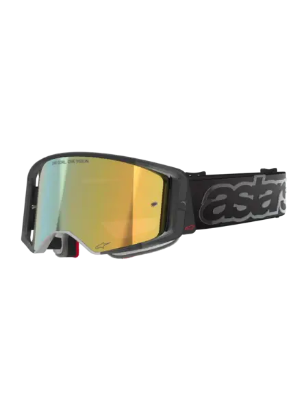 Alpinestars Supertech Vista Goggles Black Mirror Gold 1