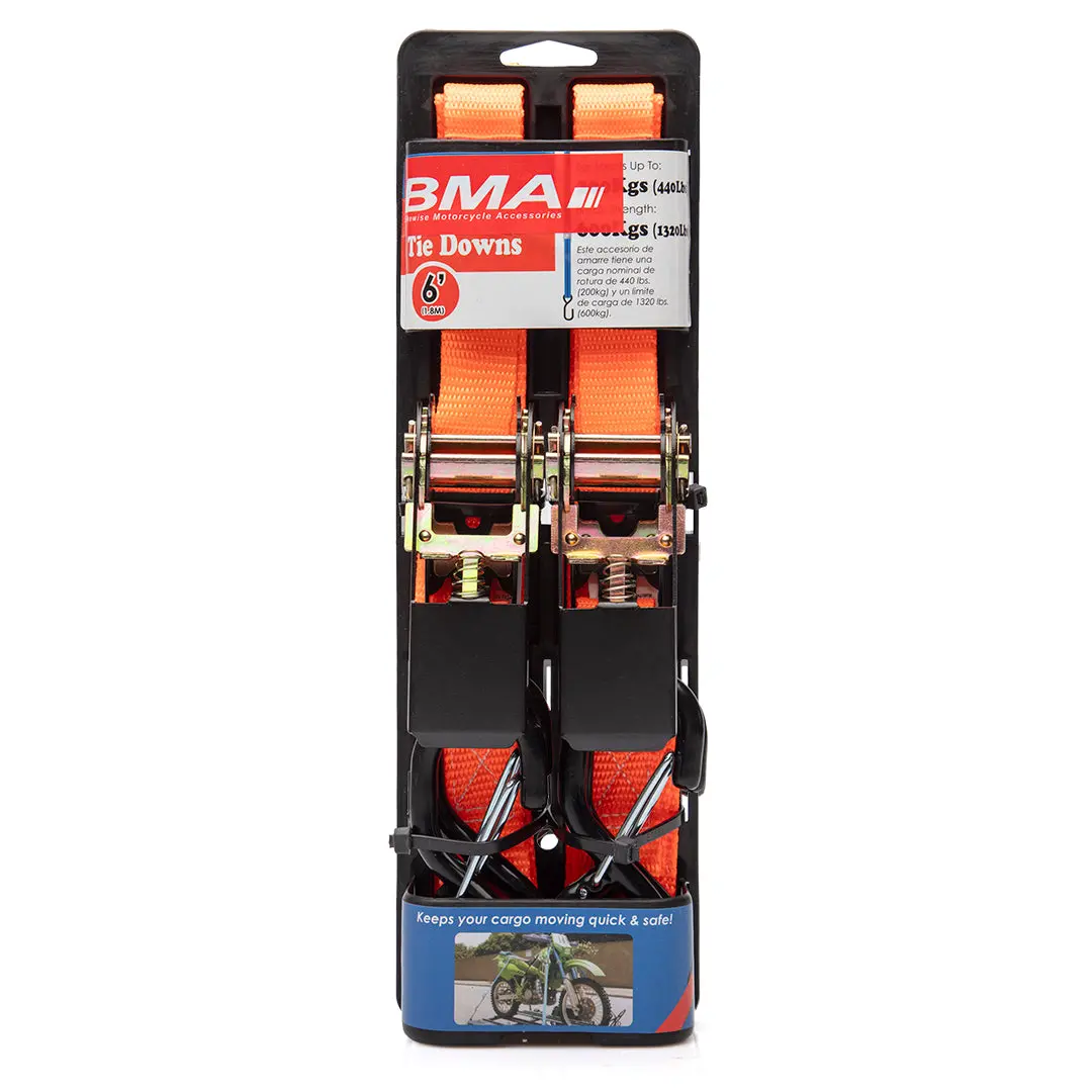 Bma 25Mm Ratchet Tiedowns 2Pce 1