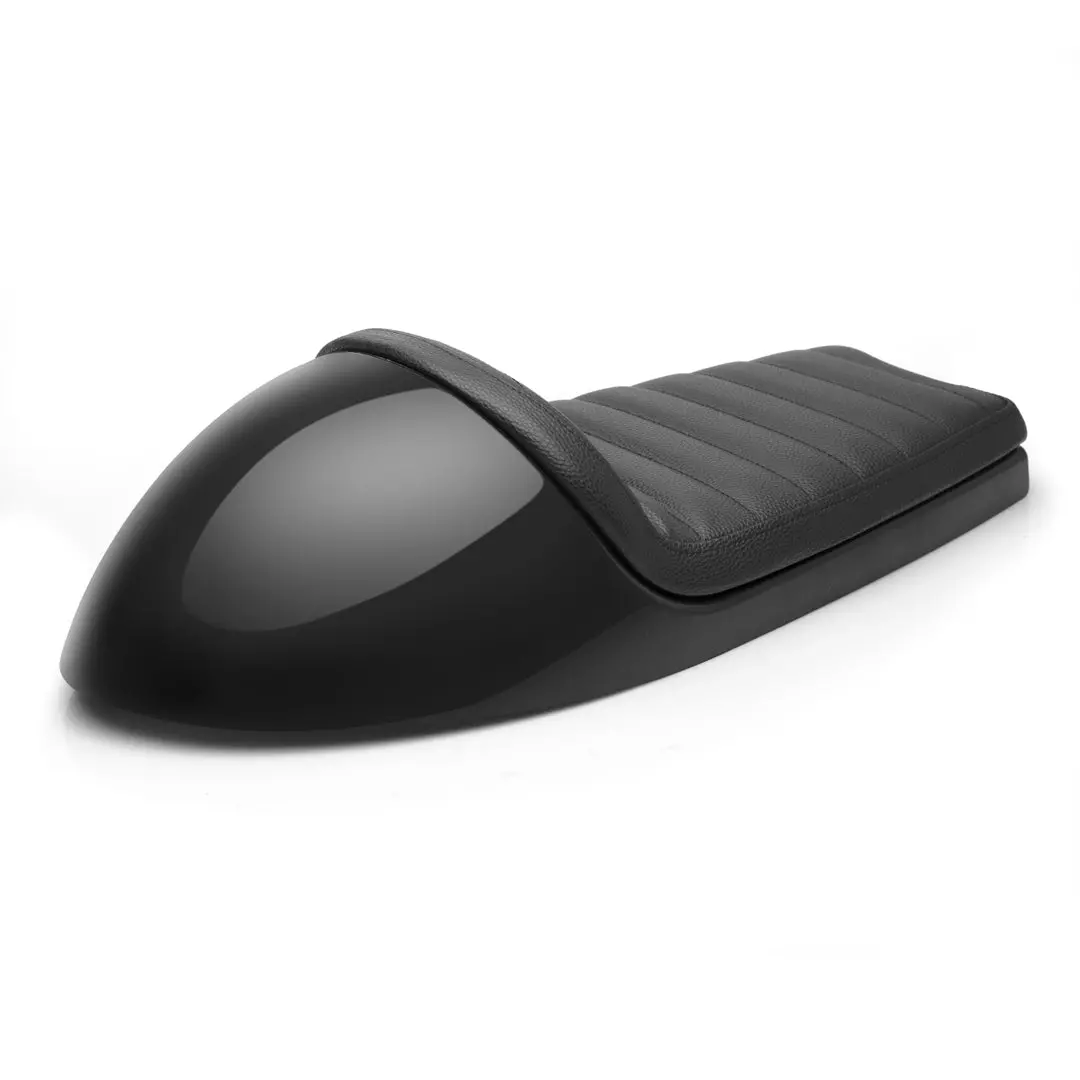 Café Racer Seat Hard Hump Black 1