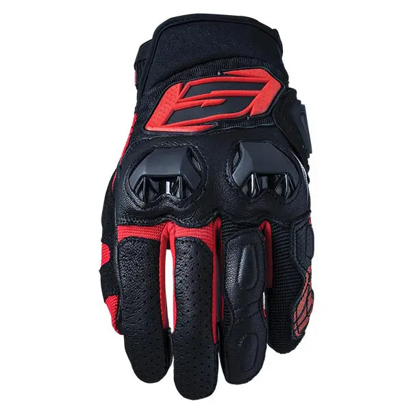 Five Sf3 Short Sport Gloves Black & Red 1