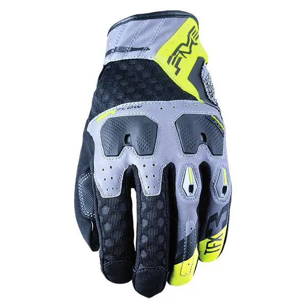 Five Tfx3 Airflow Gloves Grey, Yellow & Black 1