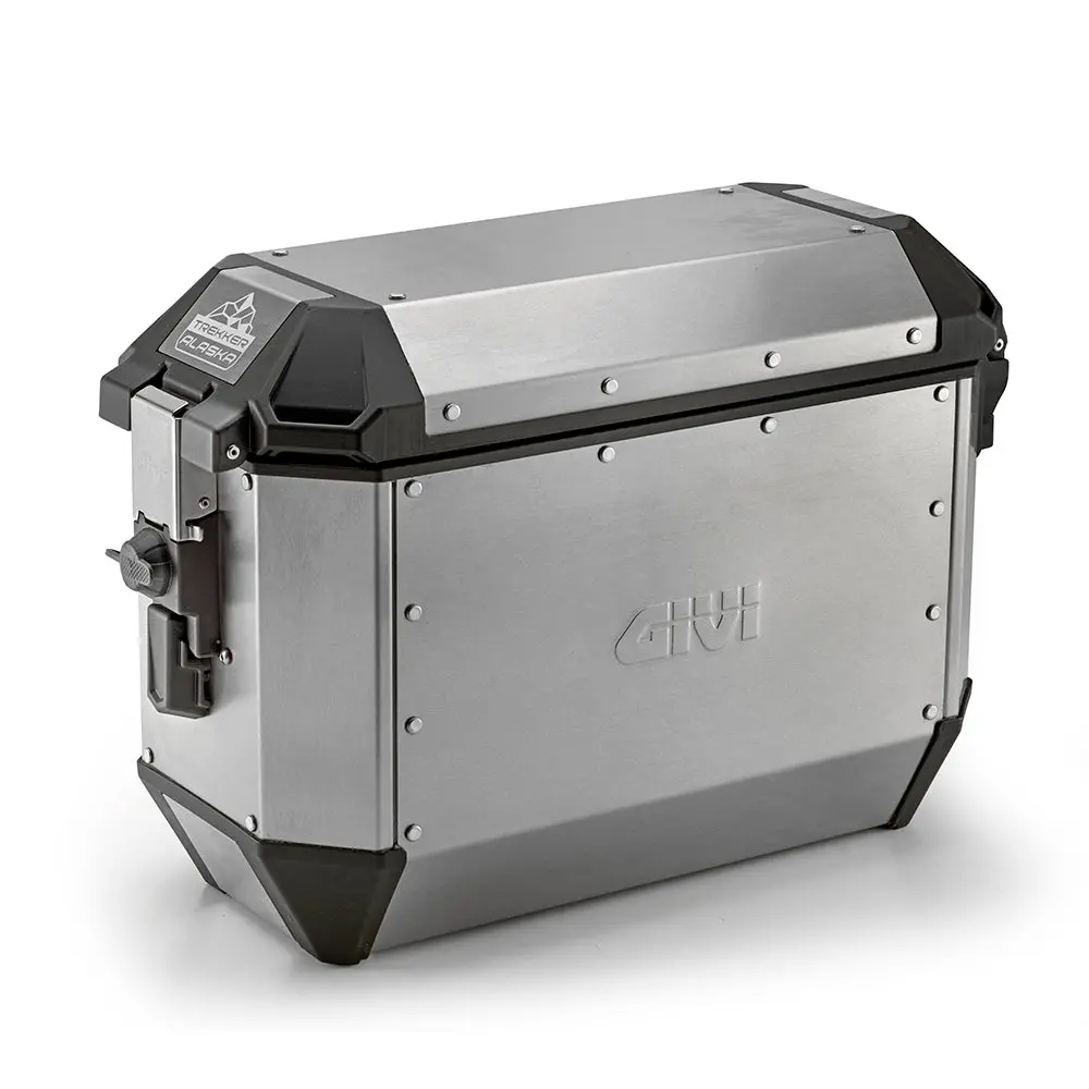 Givi Trekker Alaska Silver 36Ltr Set Hard Panniers 1
