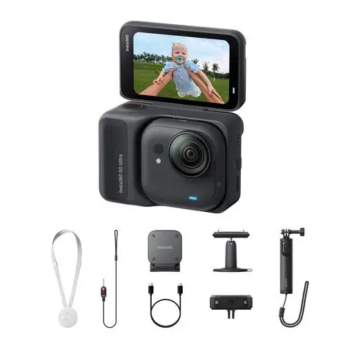 Insta360 - Go Ultra Creator Bundle Midnight Black 1