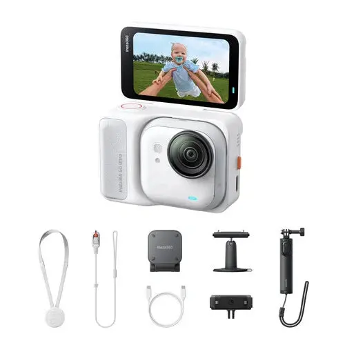 Insta360 - Go Ultra Creator Bundle Arctic White 1