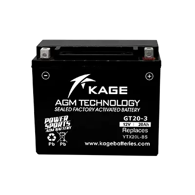 Kage Sealed Battery Gt20-3  Maintenance Free Series 1