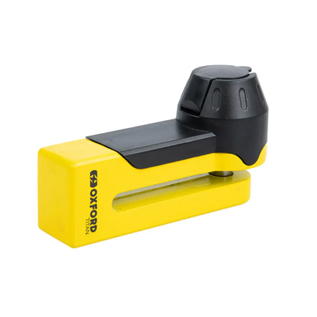 Oxford Titan 10Mm Pin Disc Lock Yellow 1