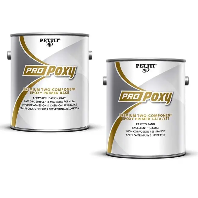 Pettit 14520/452108 Propoxy Primer, White, 1/2 Gal. 1