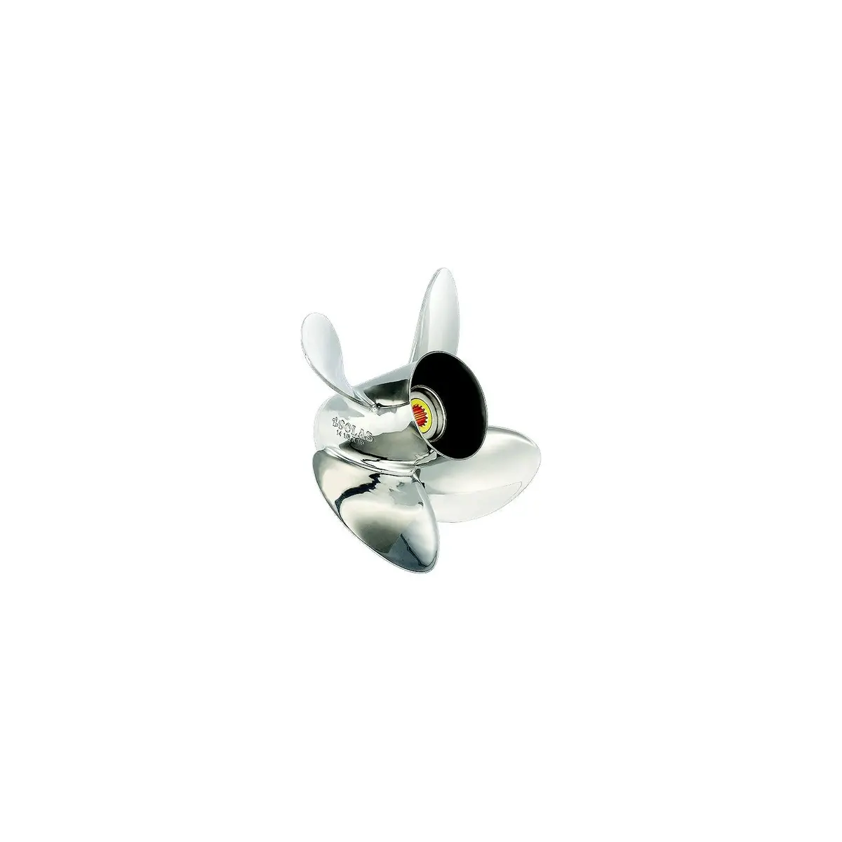 Solas Propeller 3453-130-17 Solas Hr Titan Ss 4-Blade Propeller For Yamaha 1