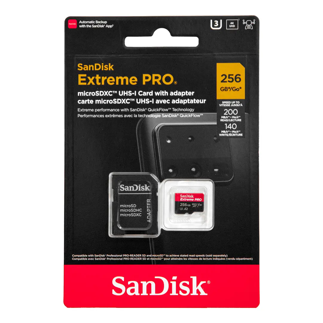 Sandisk Extreme Pro Microsdxc™ Uhs-I Card - 256Gb 1