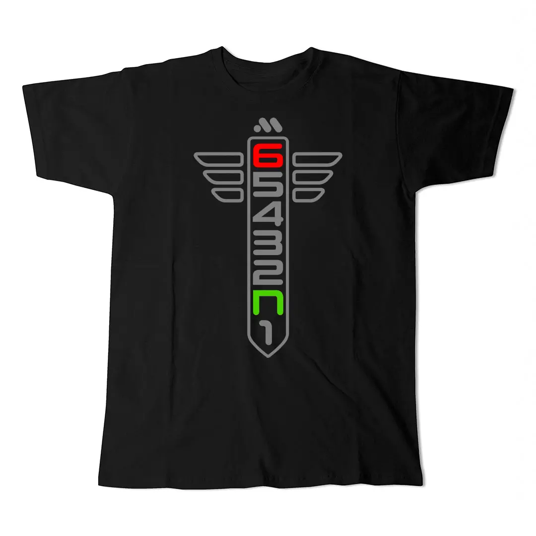 T-Shirt Black - Gear Shift 1