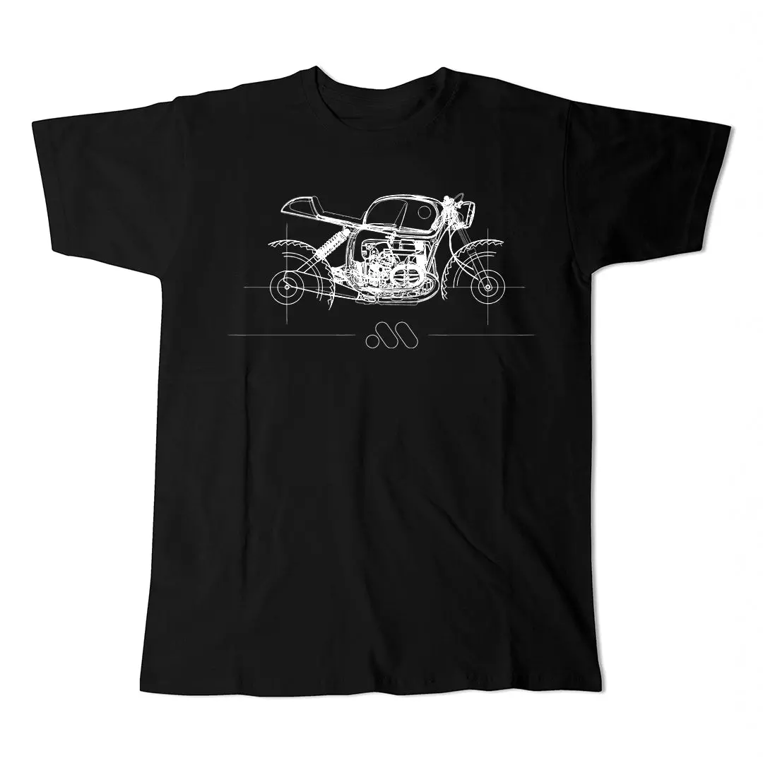 T-Shirt Black - Cafe Racer 1