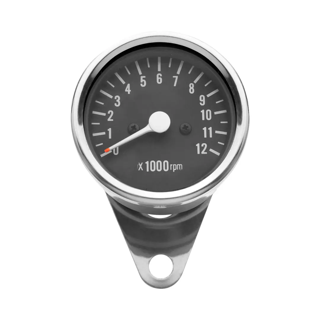 Universal Chrome Tach - 12000Rpm 1