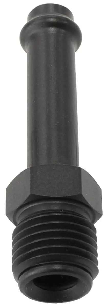 Black Holley/Stromberg Straight Inlet Fitting – Af714-24Blk 1