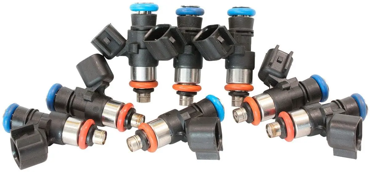 Aeroflow Ev14 Short-Body Fuel Injector Set – 1250Cc Uscar-Compatible (8-Pack, Af49-1928-8) 1