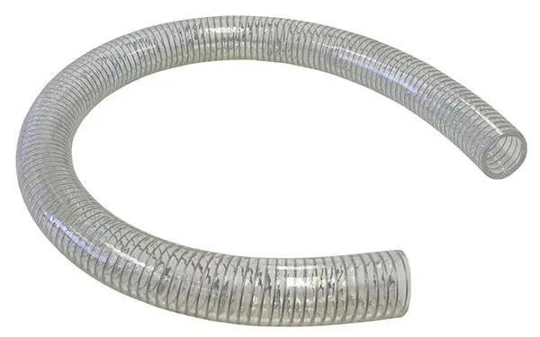 Af315-025-3M Reinforced Clear Pvc Breather Hose – 1" Inner Diameter, 3-Meter Length 1