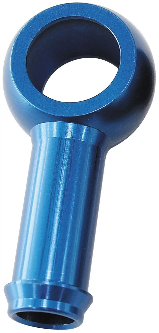 Af807-06 Blue Alloy Barb Banjo Fitting 1