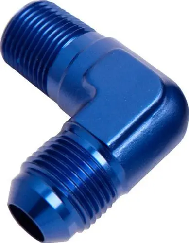 90-Degree Npt-To-An Adapter – 1/2" Npt To -12An Male Flare (Af822-12-08) 1