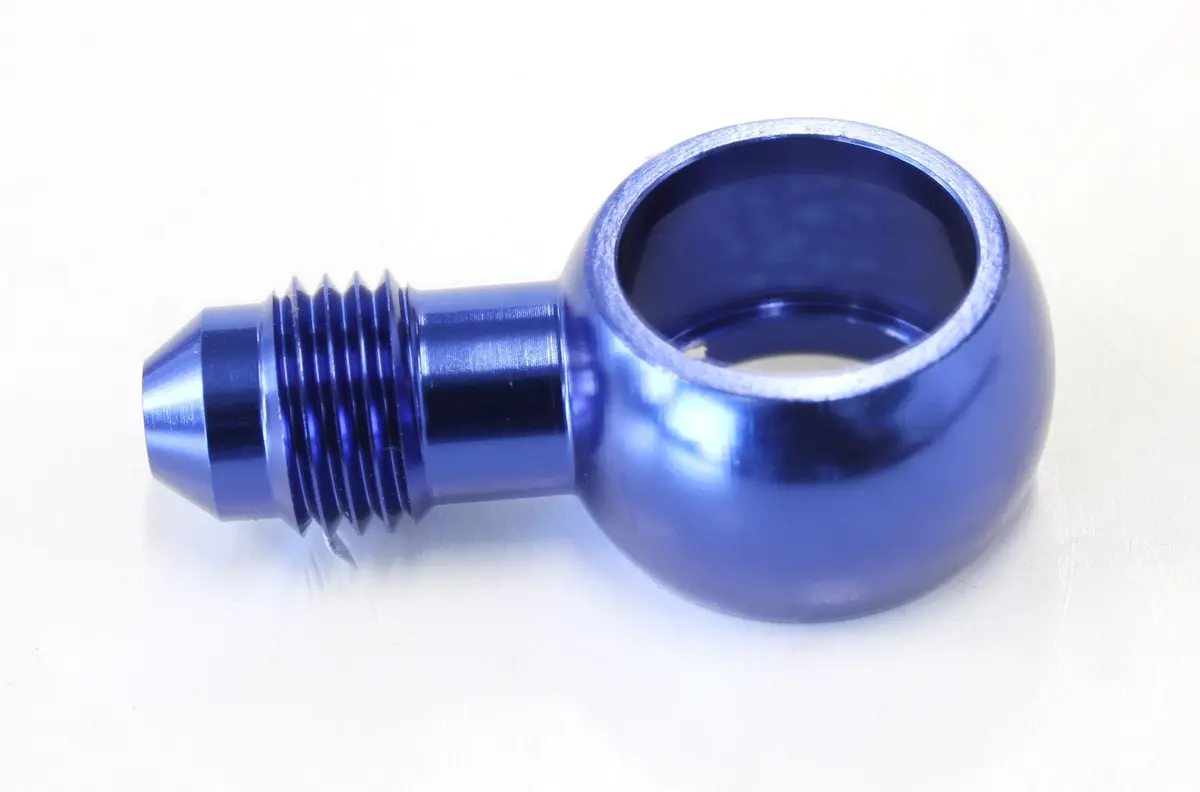 Alloy An Banjo Fitting – 14Mm Thread To -4An Male Adapter (Af720-04) 1