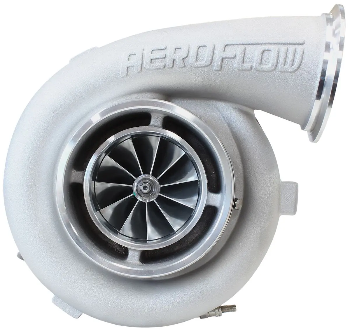 Boosted Af8005-4015 V-Band Turbocharger – 1.16 A/R, 1250Hp Rated, Natural Cast Finish 1