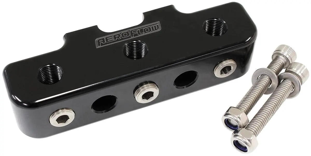 Black Pressure Sensor Block Fitting – Af456-03Blk 1