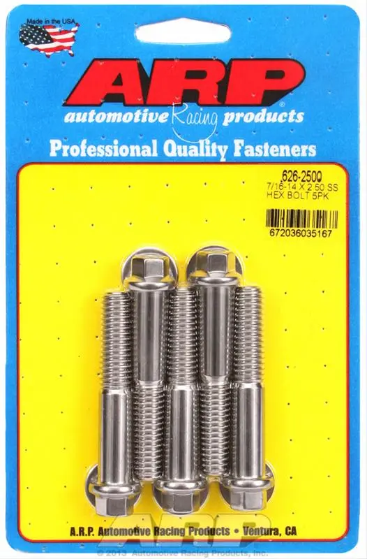 Arp Stainless Steel Fastener Kit – Corrosion-Resistant, High-Tensile Strength (626-2500) 1