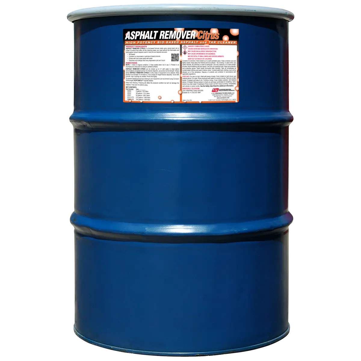 Citrus-Based Asphalt Cleaner
