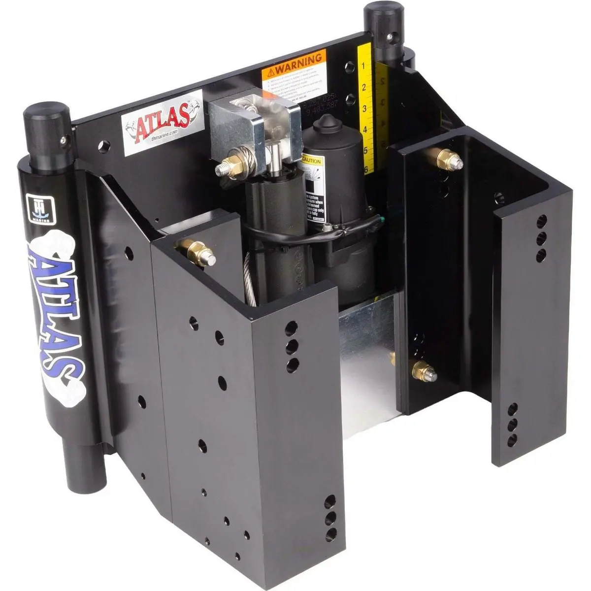 T-H Marine Atlas™ 8" Set Back Hydraulic Jack Plate - Heavy Duty Black 2
