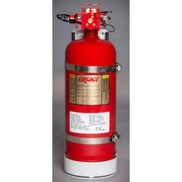 Fireboy-Xintex Ma20600227-Bl Ma2 Auto/Manual Discharge Hfc-227Ea Fire, Extinguisher W/Mount, 600 Cu Ft 1