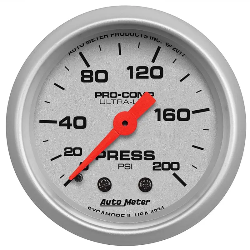 Autometer Ultra-Lite Pressure Gauge – Au4334 1