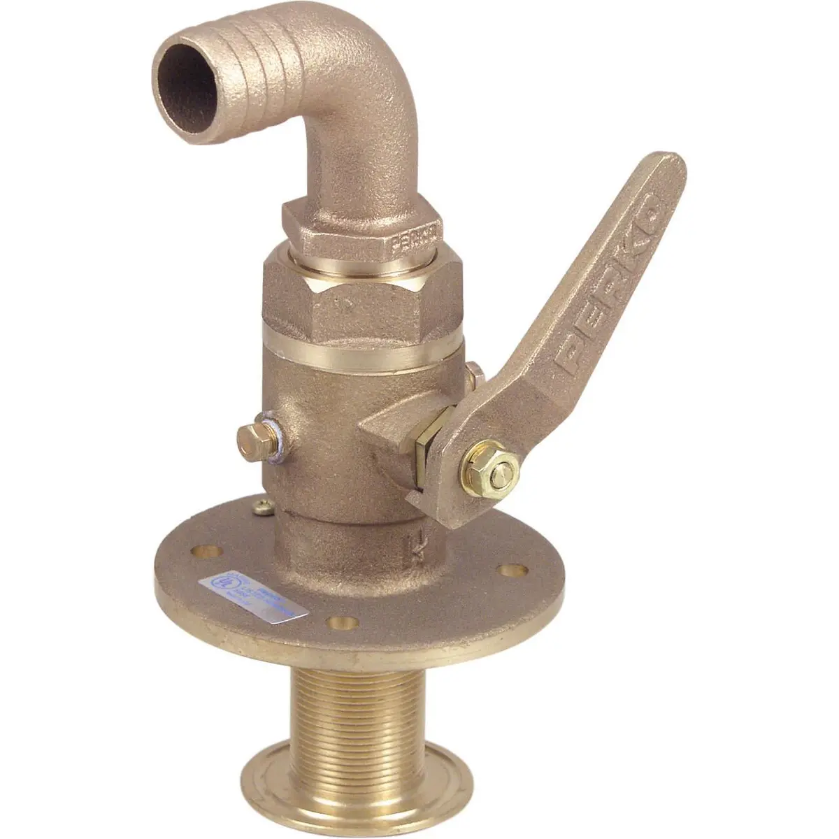Perko 0834006Plb 1" Bronze Seacock W/90° Tail Piece 2