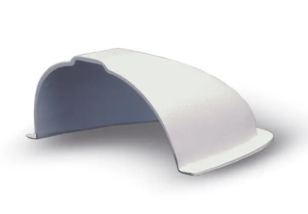 Beckson Plastic Vent-O-Mate White Abs Ventilators - Cowl And Mini Locker 1
