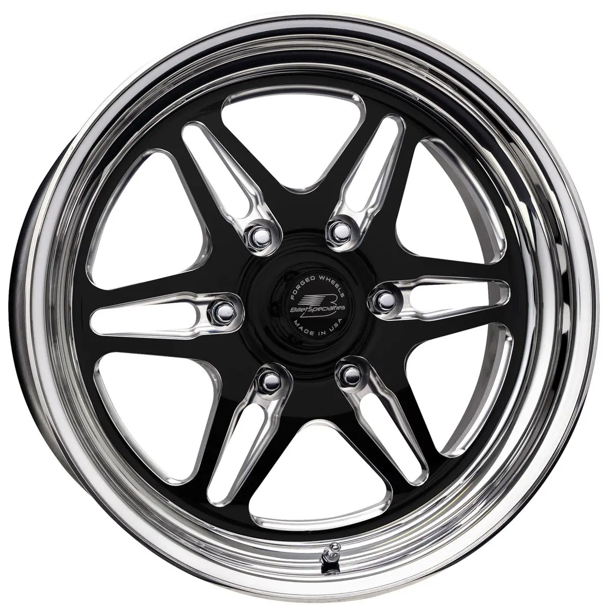 Billet Specialties Amcb46710 Amc46 Lonestar Black Satin Wheel 1