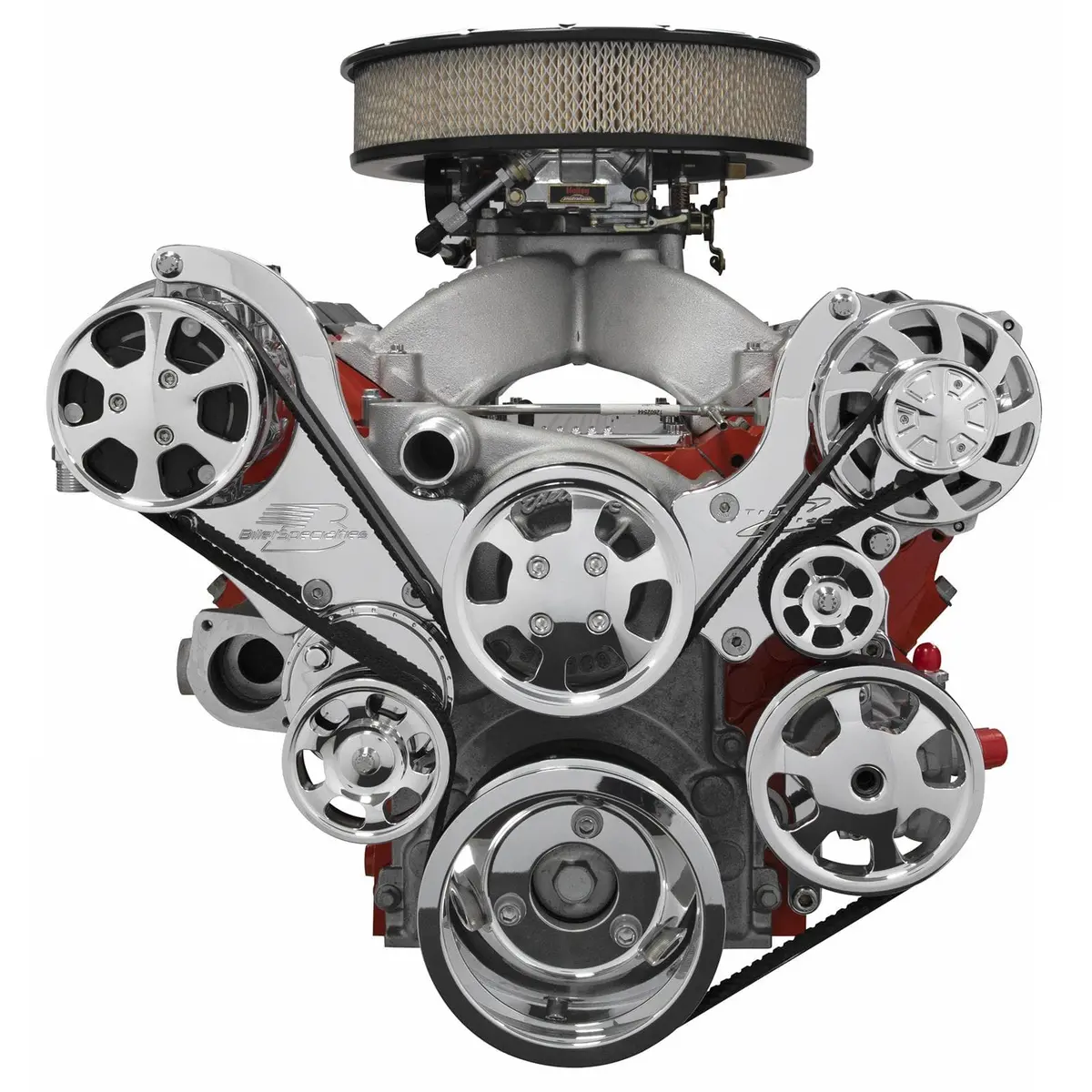 Billet Specialties Tru-Trac Serpentine Drive System With A/C Bracket 1