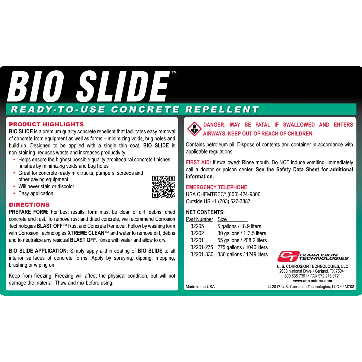 Bio Slide Concrete Form Release 1