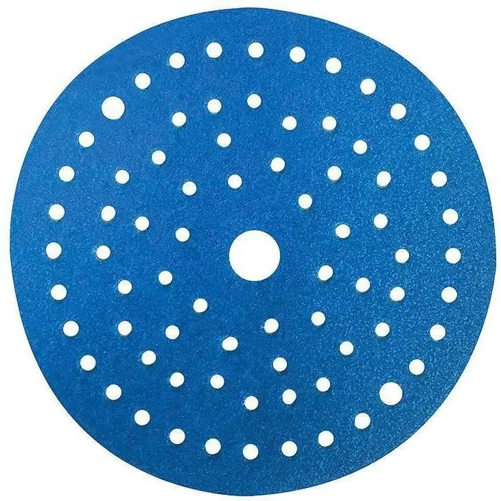 Seachoice 91954 Blue Ceramic Hook & Loop Discs With Vacuum Holes, Grade: 180 2