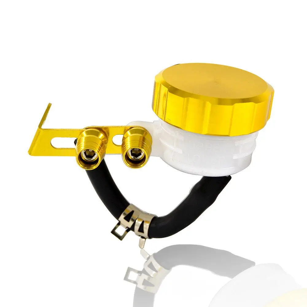 Gold Aluminium Front Brake / Clutch Reservoir 1