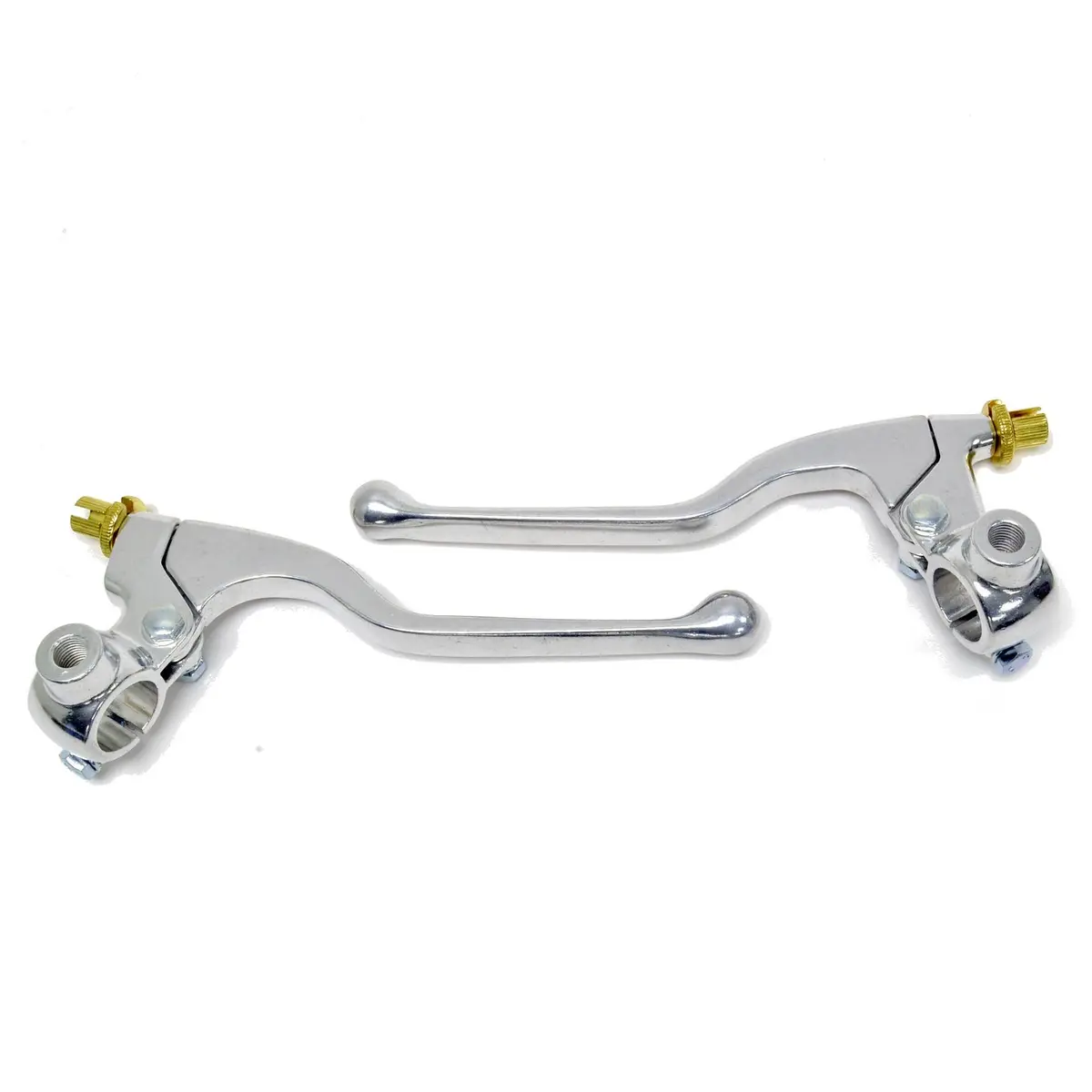 Chrome/Black Lever Set With 10Mm Mirror Hole 2