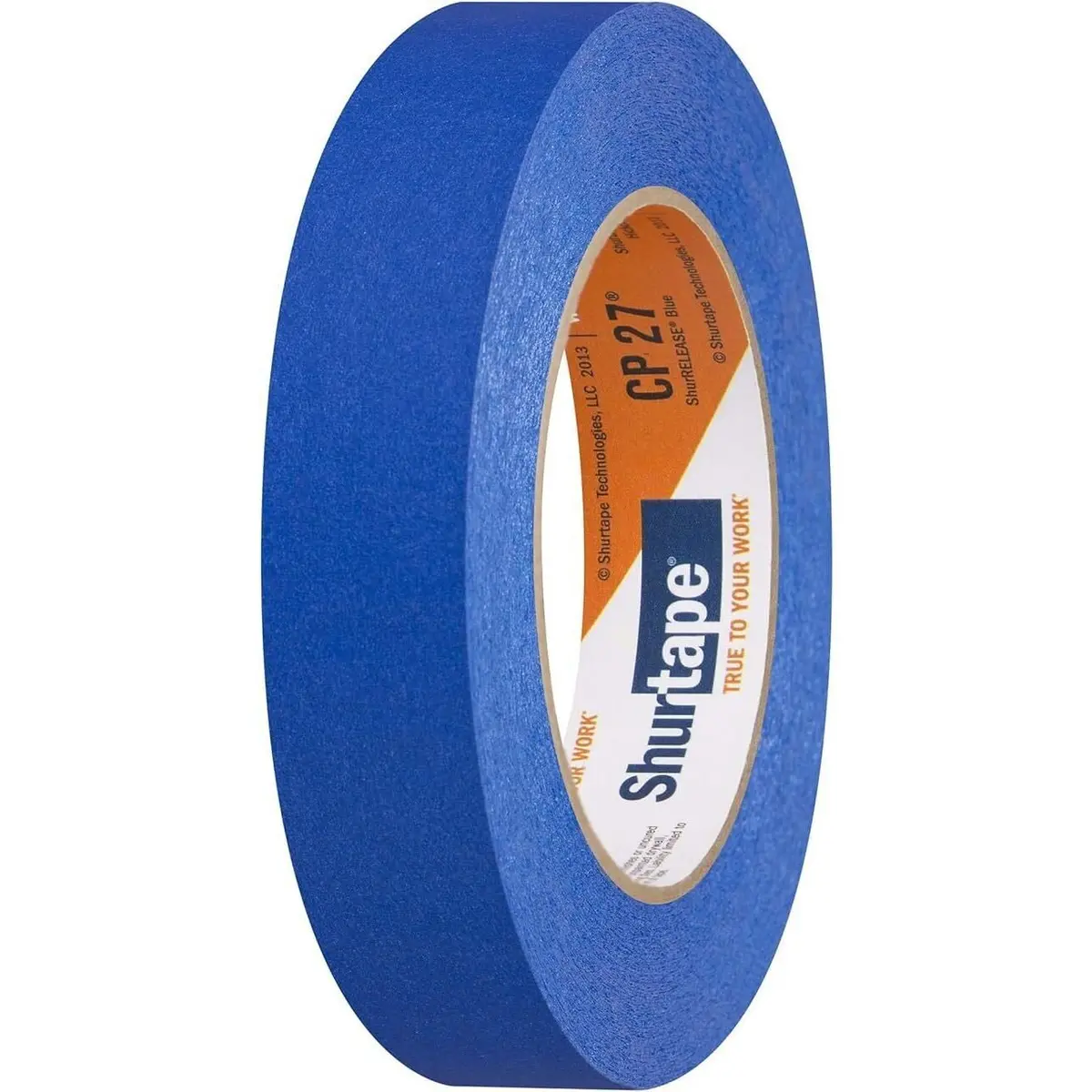 Shurtape 202872 Cp27 Shurrelease 14-Day Blue Painter's Tape, 1" X 180', Blue 2