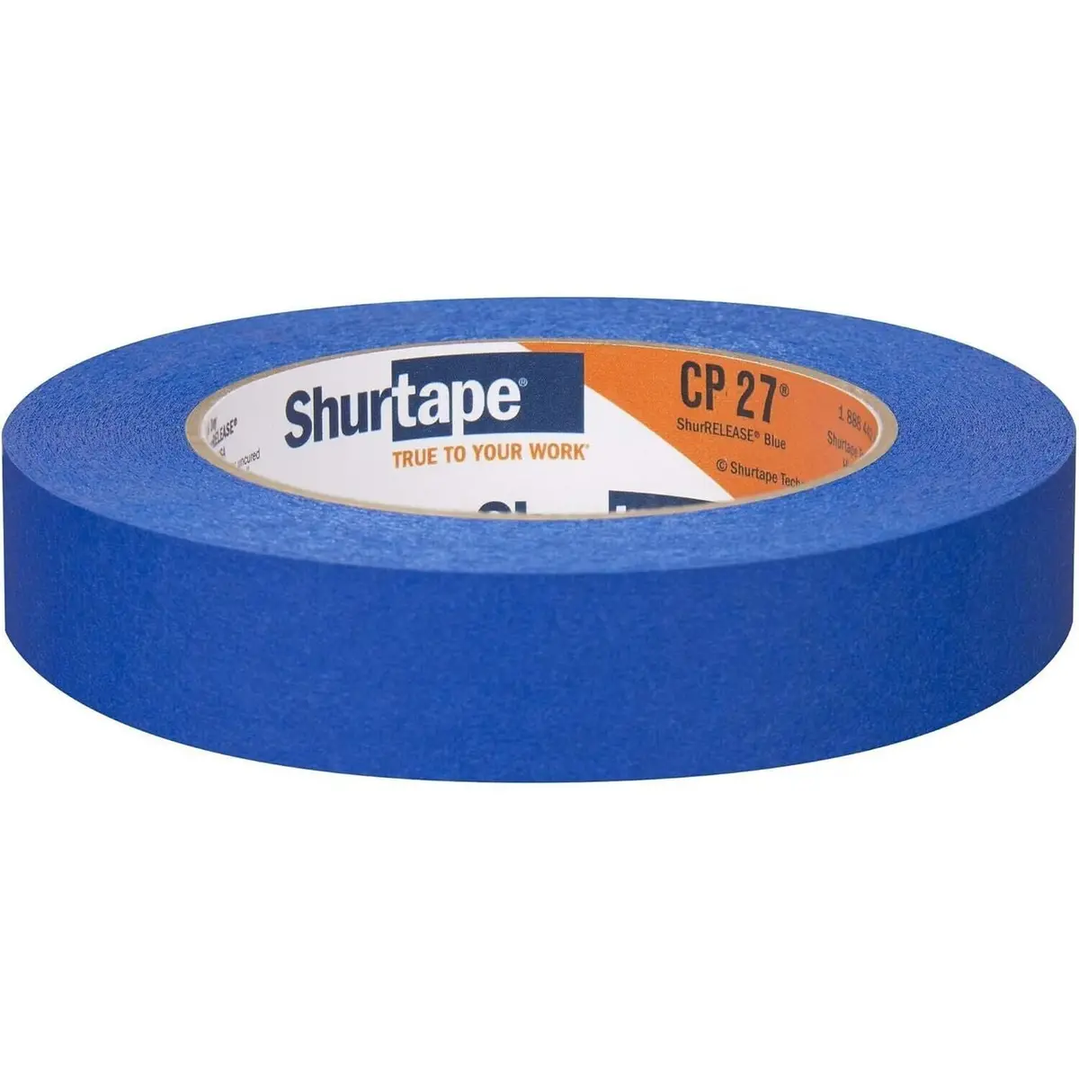 Shurtape 202872 Cp27 Shurrelease 14-Day Blue Painter's Tape, 1" X 180', Blue 1