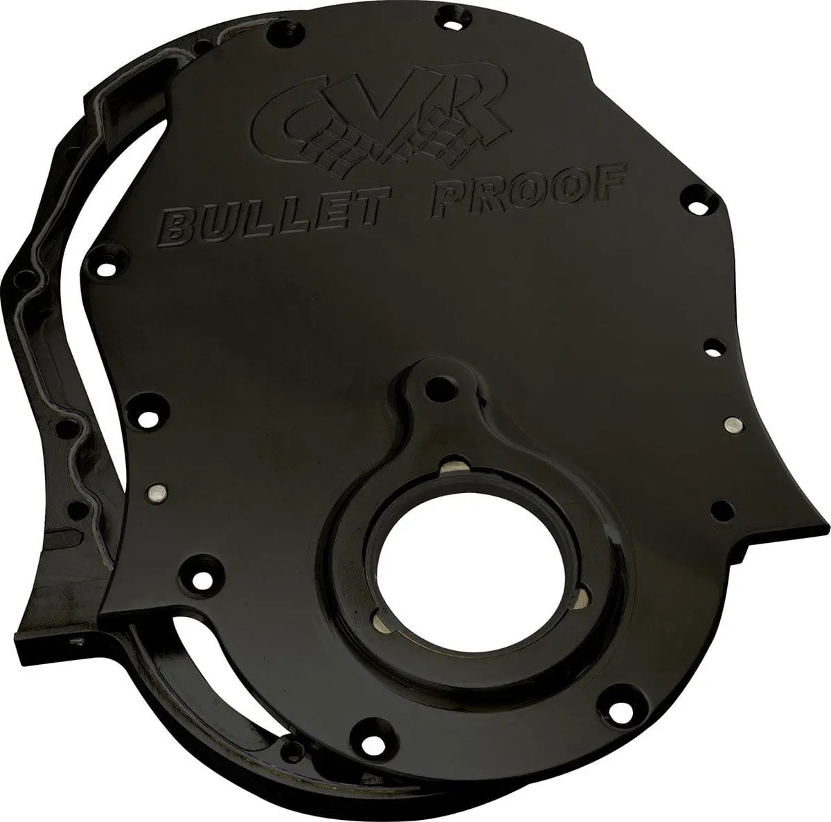 Two-Piece Billet Aluminum Timing Cover – Matte Black Finish (Cvrtc2454Bk) 1