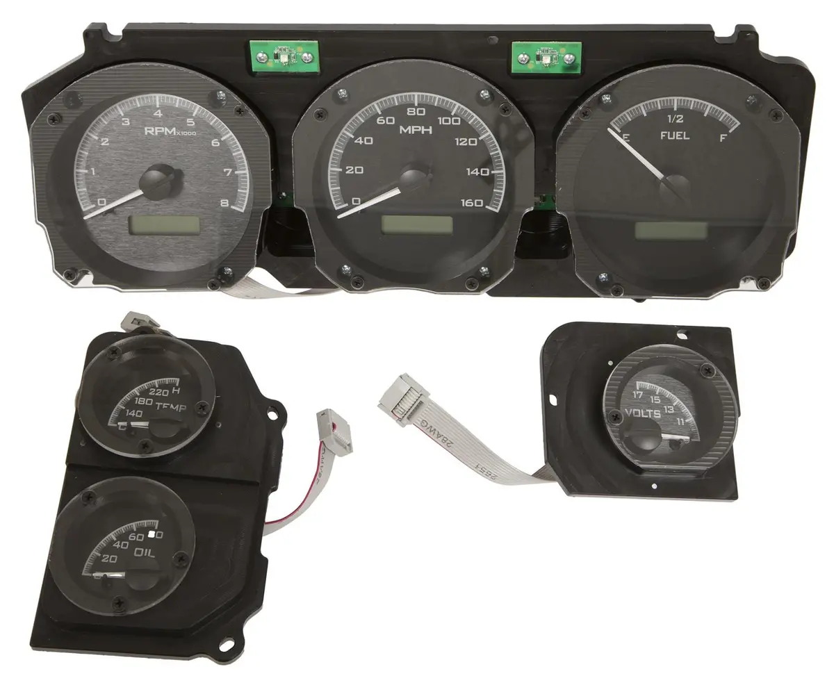 Dakota Digital Vhx-70C-Cvl-K-R Analog Gauge System – Direct-Fit, Classic-Vintage Style 1