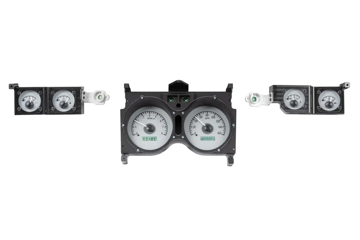 Dakota Digital Vhx-73C-Cvl-S-W Gauge Cluster – Direct-Fit Analog Dash System 1
